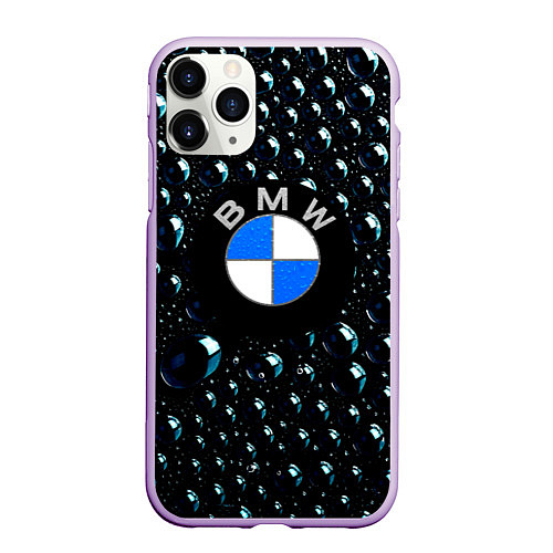 Чехол iPhone 11 Pro матовый BMW Collection Storm / 3D-Сиреневый – фото 1