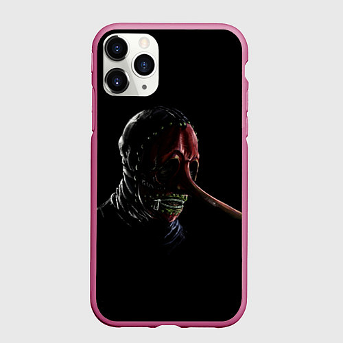 Чехол iPhone 11 Pro матовый Chris Fehn / 3D-Малиновый – фото 1