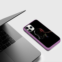 Чехол iPhone 11 Pro матовый Chris Fehn, цвет: 3D-фиолетовый — фото 2