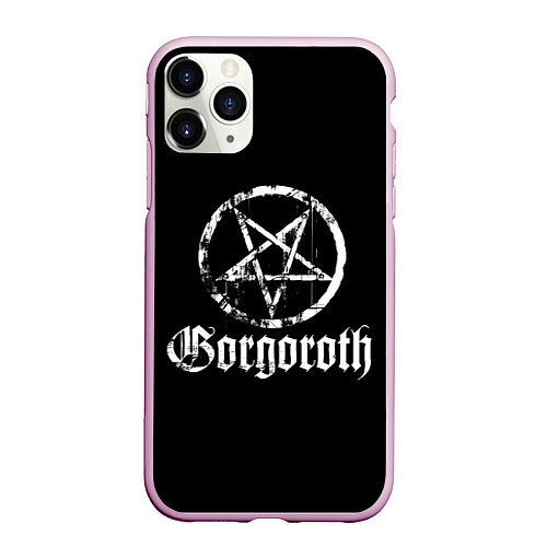 Чехол iPhone 11 Pro матовый Gorgoroth / 3D-Розовый – фото 1