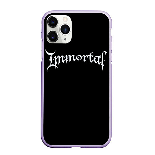 Чехол iPhone 11 Pro матовый Immortal / 3D-Светло-сиреневый – фото 1