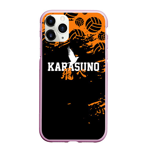 Чехол iPhone 11 Pro матовый KARASUNO КАРАСУНО / 3D-Розовый – фото 1