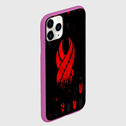 Чехол iPhone 11 Pro матовый DEAD SPACE ОБЕЛИСК, цвет: 3D-фиолетовый — фото 2
