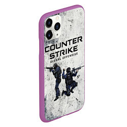 Чехол iPhone 11 Pro матовый COUNTER TERRORIST CS GO Z, цвет: 3D-фиолетовый — фото 2