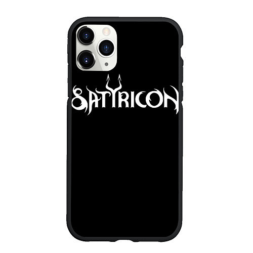 Чехол iPhone 11 Pro матовый Satyricon / 3D-Черный – фото 1