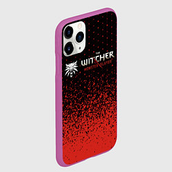 Чехол iPhone 11 Pro матовый Ведьмак: Охотник на Монстров - Краска, цвет: 3D-фиолетовый — фото 2