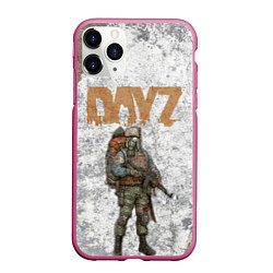 Чехол iPhone 11 Pro матовый DAYZ ДЕЙЗИ Z, цвет: 3D-малиновый