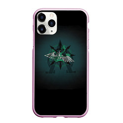 Чехол iPhone 11 Pro матовый Hydra dominatus, цвет: 3D-розовый