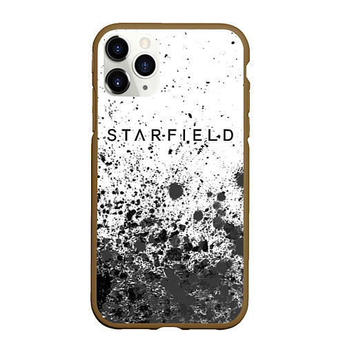 Чехол iPhone 11 Pro матовый Starfield - Powder / 3D-Коричневый – фото 1