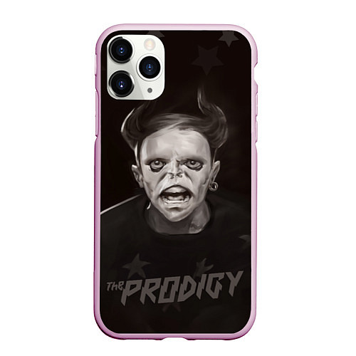 Чехол iPhone 11 Pro матовый Keith Flint THE PRODIGY Z / 3D-Розовый – фото 1