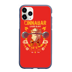 Чехол iPhone 11 Pro матовый Спортзал Синнабара, цвет: 3D-серый