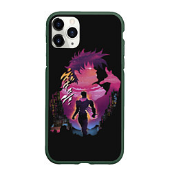 Чехол iPhone 11 Pro матовый Joseph Joestar, цвет: 3D-темно-зеленый