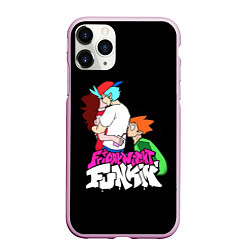 Чехол iPhone 11 Pro матовый Boyfriend, Girlfriend and Pico, цвет: 3D-розовый