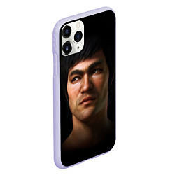 Чехол iPhone 11 Pro матовый Bruce, цвет: 3D-светло-сиреневый — фото 2