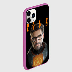 Чехол iPhone 11 Pro матовый HALF-LIFE FREEMAN ФРИМАН Z, цвет: 3D-фиолетовый — фото 2
