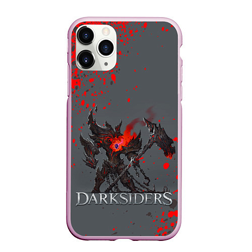 Чехол iPhone 11 Pro матовый Darksiders Гнев Войны Z / 3D-Розовый – фото 1