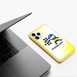 Чехол iPhone 11 Pro матовый Ford - Racing, цвет: 3D-желтый — фото 2