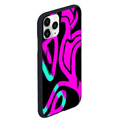 Чехол iPhone 11 Pro матовый Абстракция, цвет: 3D-черный — фото 2