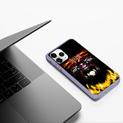 Чехол iPhone 11 Pro матовый Ария - Герой асфальта, цвет: 3D-светло-сиреневый — фото 2