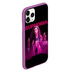 Чехол iPhone 11 Pro матовый Euphoria team, цвет: 3D-фиолетовый — фото 2