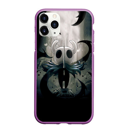 Чехол iPhone 11 Pro матовый Hollow Knight / 3D-Фиолетовый – фото 1