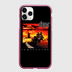 Чехол iPhone 11 Pro матовый Ария АРМАГЕДДОН, цвет: 3D-малиновый