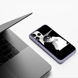 Чехол iPhone 11 Pro матовый Dead Inside TOKYO GHOUL, цвет: 3D-светло-сиреневый — фото 2