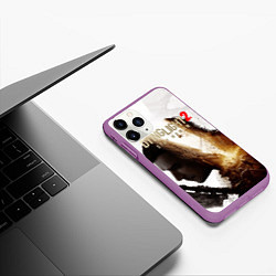 Чехол iPhone 11 Pro матовый Dying Light 2 Original, цвет: 3D-фиолетовый — фото 2