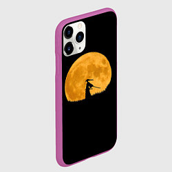 Чехол iPhone 11 Pro матовый Путь самурая, цвет: 3D-фиолетовый — фото 2