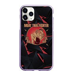 Чехол iPhone 11 Pro матовый MUAY THAI FIGHTER