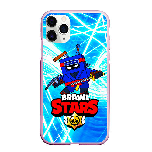 Чехол iPhone 11 Pro матовый Ninja Ash Ниндзя Эш, Brawl Stars / 3D-Розовый – фото 1