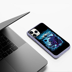 Чехол iPhone 11 Pro матовый BabyMetal Monster, цвет: 3D-светло-сиреневый — фото 2