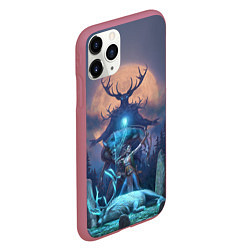 Чехол iPhone 11 Pro матовый The Elder Scrolls, цвет: 3D-малиновый — фото 2