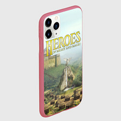 Чехол iPhone 11 Pro матовый Оплот Heroes of Might and Magic 3 Z, цвет: 3D-малиновый — фото 2