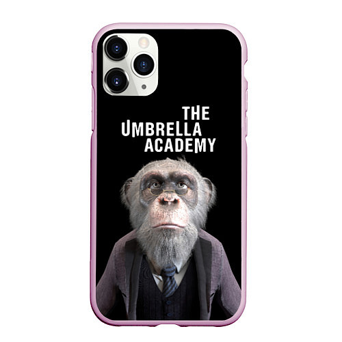 Чехол iPhone 11 Pro матовый Пого Академия Амбрелла Z / 3D-Розовый – фото 1