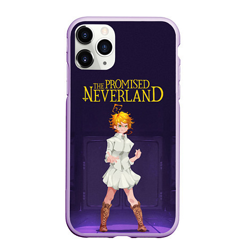 Чехол iPhone 11 Pro матовый Эмма Обещанный Неверленд Z / 3D-Сиреневый – фото 1