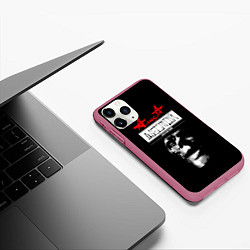 Чехол iPhone 11 Pro матовый АлисА ШЕСТОЙ ЛЕСНИЧИЙ, цвет: 3D-малиновый — фото 2