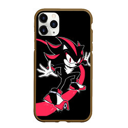 Чехол iPhone 11 Pro матовый SONIC X DARK SONIC Z, цвет: 3D-коричневый