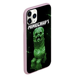 Чехол iPhone 11 Pro матовый CREEPER 3D MINECRAFT 3D Z, цвет: 3D-розовый — фото 2