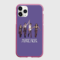 Чехол iPhone 11 Pro матовый Maneskin Zitti e buoni, цвет: 3D-малиновый