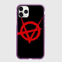 Чехол iPhone 11 Pro матовый Бруха, цвет: 3D-фиолетовый