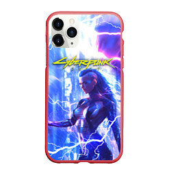 Чехол iPhone 11 Pro матовый CYBERPUNK 2077 КИБЕРПАНК Z