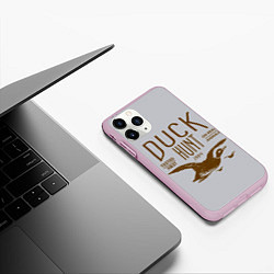 Чехол iPhone 11 Pro матовый Утиная охота, цвет: 3D-розовый — фото 2