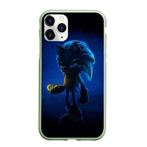 Чехол iPhone 11 Pro матовый SONIC СОНИК Z / 3D-Салатовый – фото 1