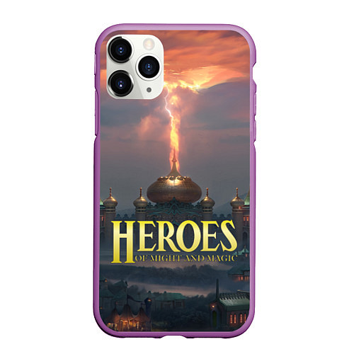 Чехол iPhone 11 Pro матовый Heroes of Might and Magic HoM Z / 3D-Фиолетовый – фото 1