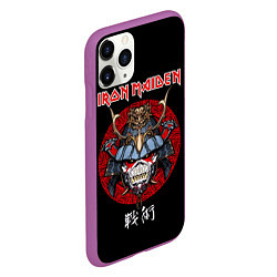 Чехол iPhone 11 Pro матовый Iron Maiden, Senjutsu, цвет: 3D-фиолетовый — фото 2