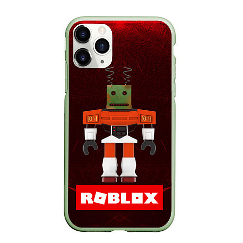 Чехол iPhone 11 Pro матовый ROBLOX РОБЛОКС Z / 3D-Салатовый – фото 1