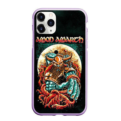 Чехол iPhone 11 Pro матовый Amon Amarth / 3D-Сиреневый – фото 1