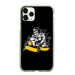 Чехол iPhone 11 Pro матовый Demon of speed