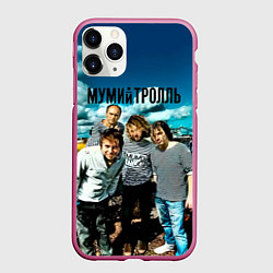 Чехол iPhone 11 Pro матовый Мумий Тролль Владивосток 2000, цвет: 3D-малиновый
